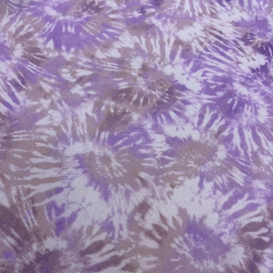 French Terry Tie Dye Violet