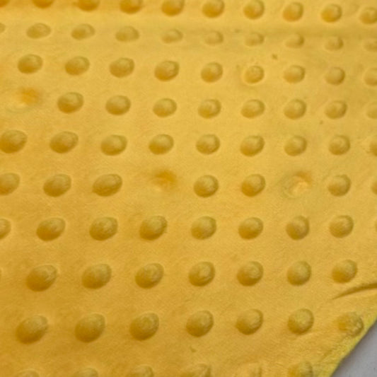 Minky Bulles Jaune