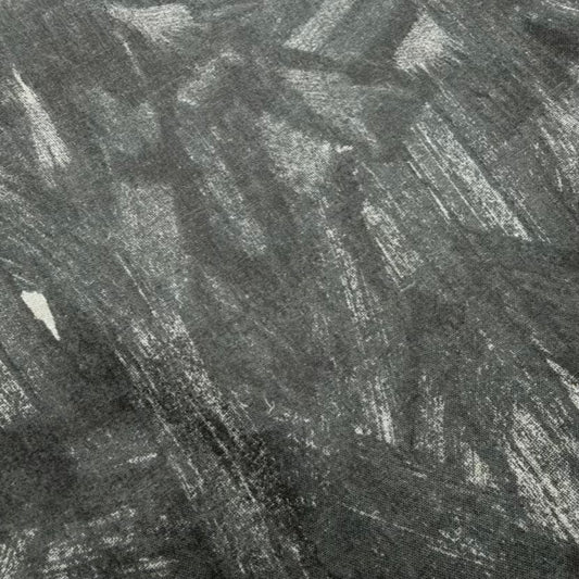 Coton Marbré Noir (plus foncé que la photo)