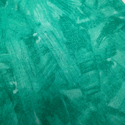 Coton Marbré Turquoise
