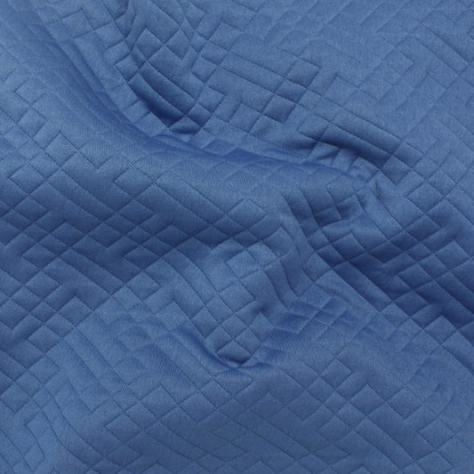 Matelassé Géometrique Bleu 08