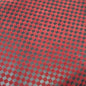 Suède Damier Bourgogne