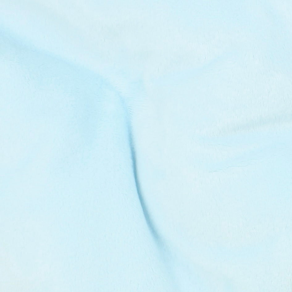 Minky Velour Bleu Pâle 07