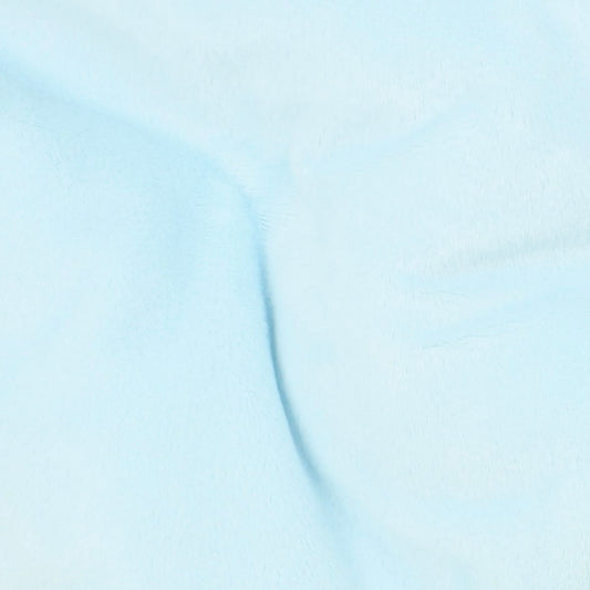 Minky Velour Bleu Pâle 07