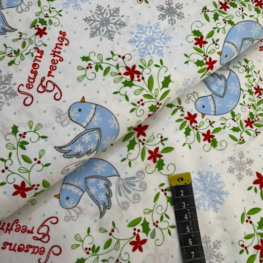 Coton Imprimé Argent 097