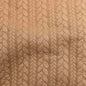 Matelassé Cable Twist Caramel 08