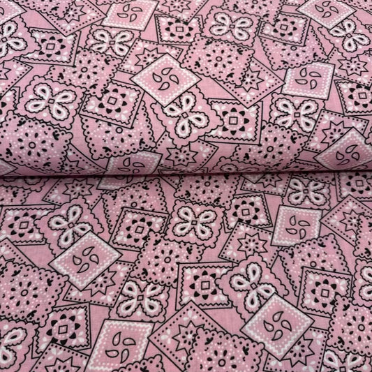 Coton Bandanas Rose