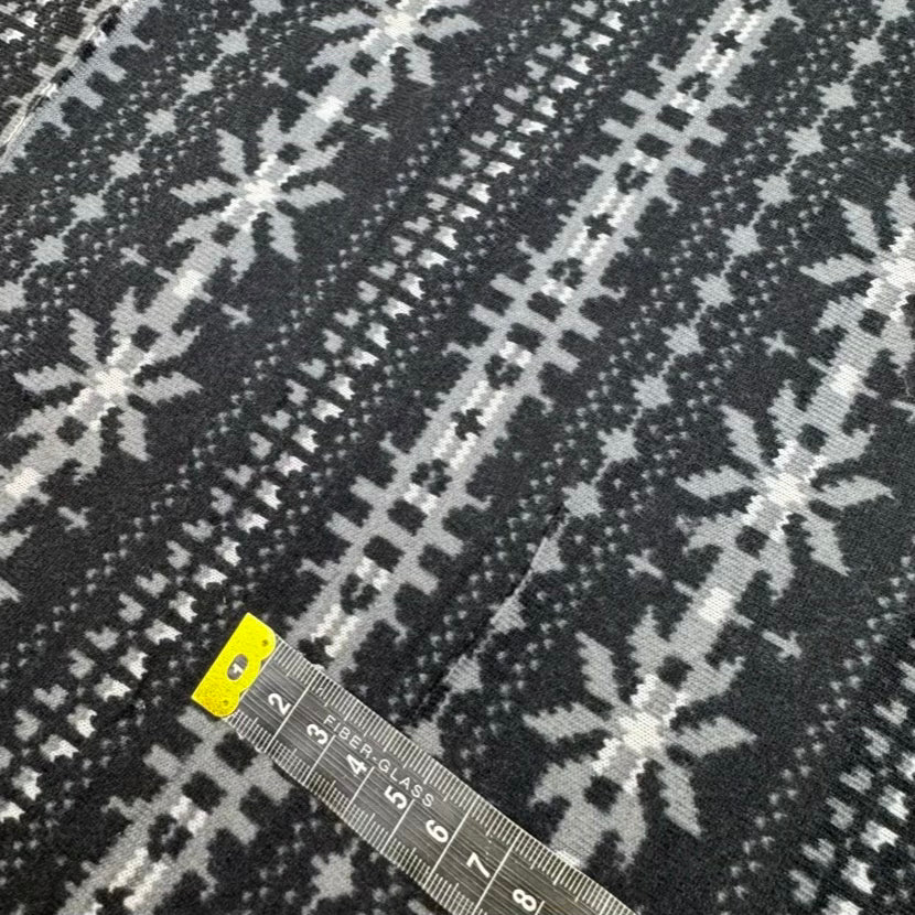 Jersey Polyester Noël Noir