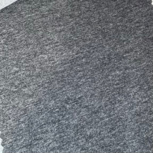 Jersey Coton Extensible Premium Charcoal Chiné
