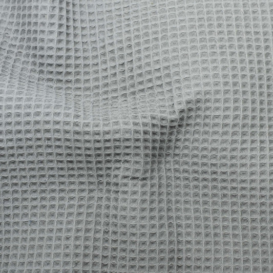 Coton Gaufré Organique Gris 08