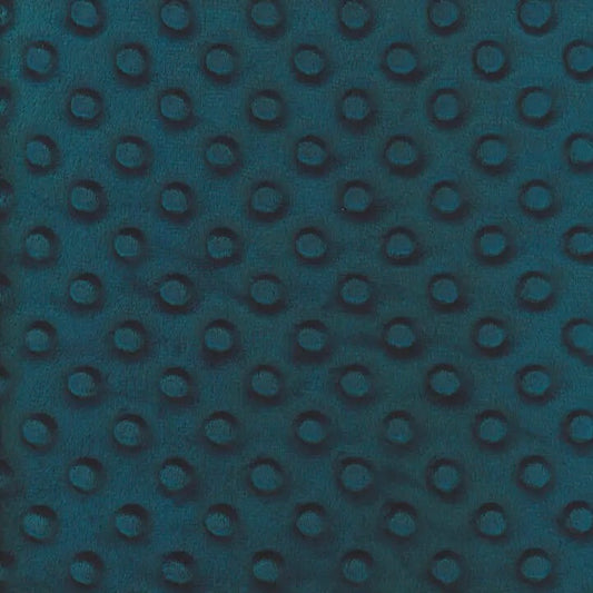 Minky Bubbles Dark Teal