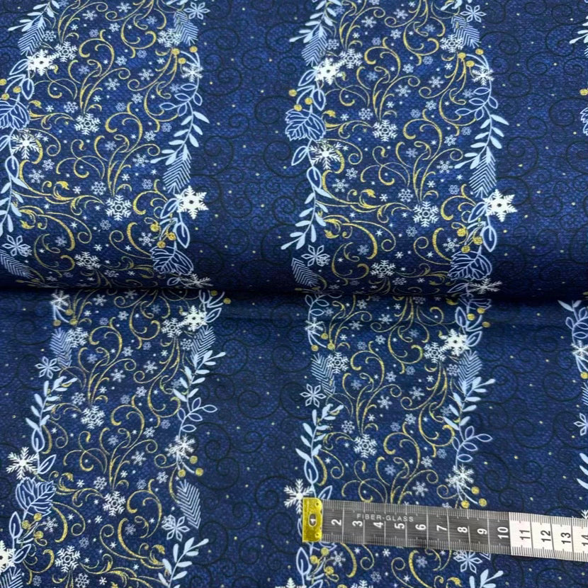 Coton Imprimé Or 037