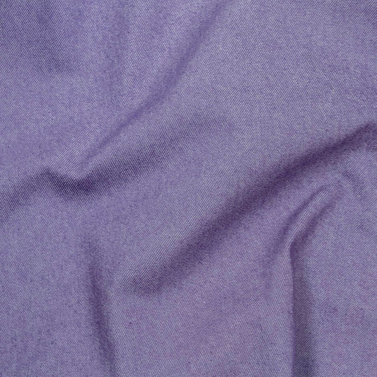 Denim Extensible Chiné Lilas/Blanc 11