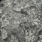 Denim Extensible Léger Fleurs Noir
