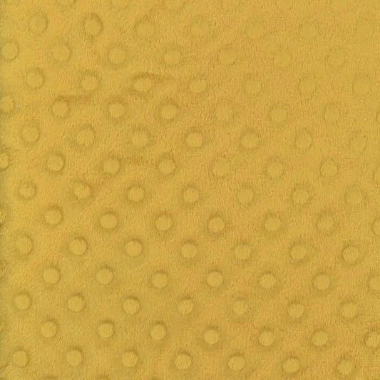 Minky Bubbles Mustard