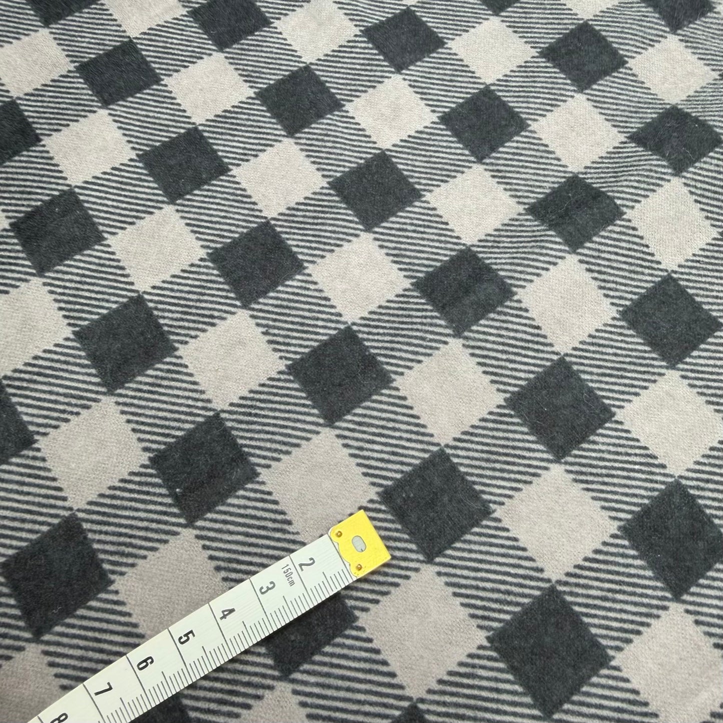 Flanelle Imprimée Buffalo Gris