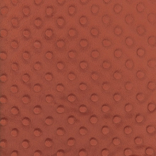 Minky Bubbles Rust