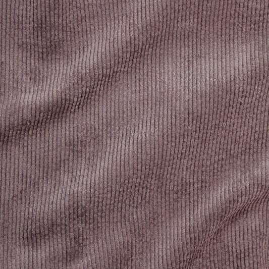 Velour Côtelé Look Lavé Mauve 08