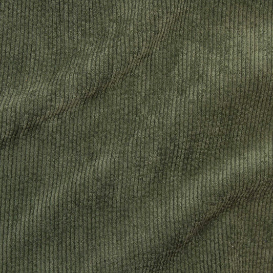 Velour Côtelé Look Lavé Olive 06