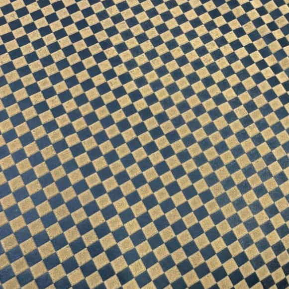 Suède Damier Latté