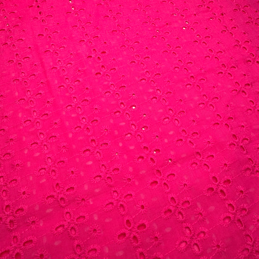 Broderie Anglaise #5 Fushia