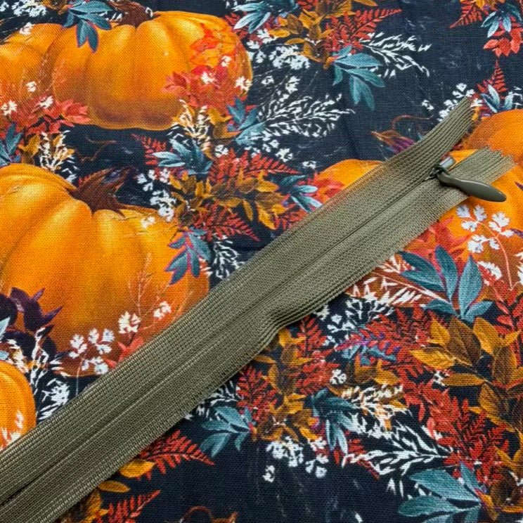Fermeture Éclair Invisible 5,5po, Kakhi