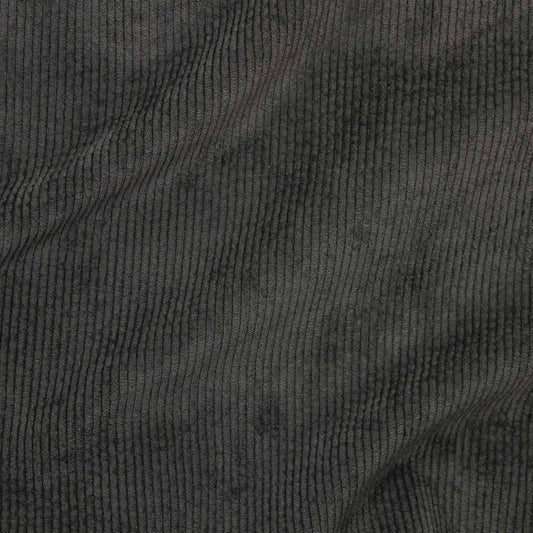 Velour Côtelé Look Lavé Charcoal 17