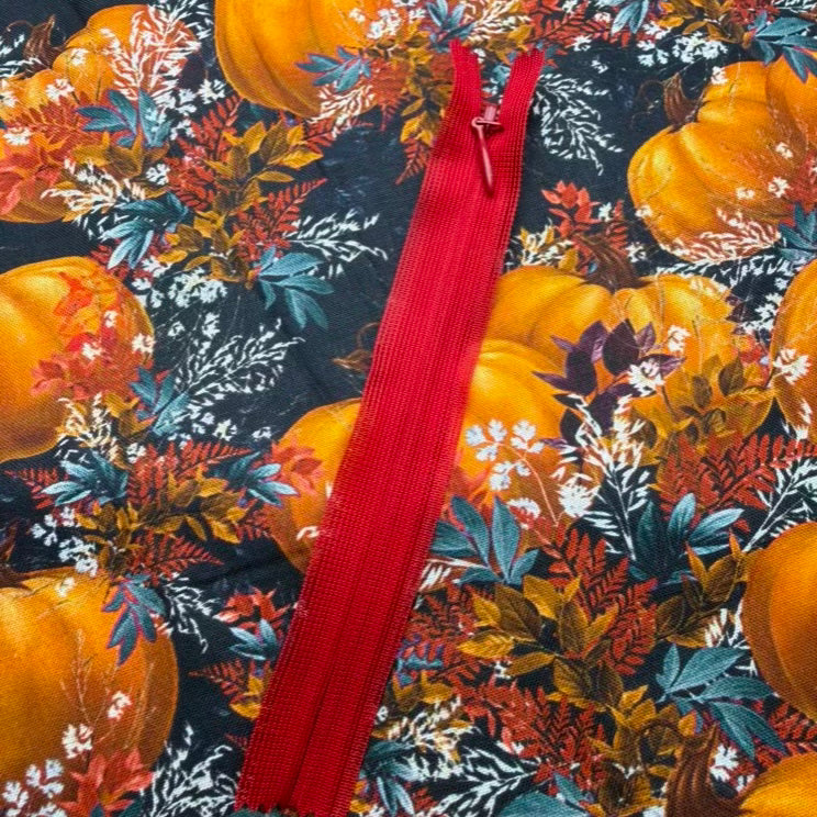 Fermeture Éclair Invisible 5po, Rouge