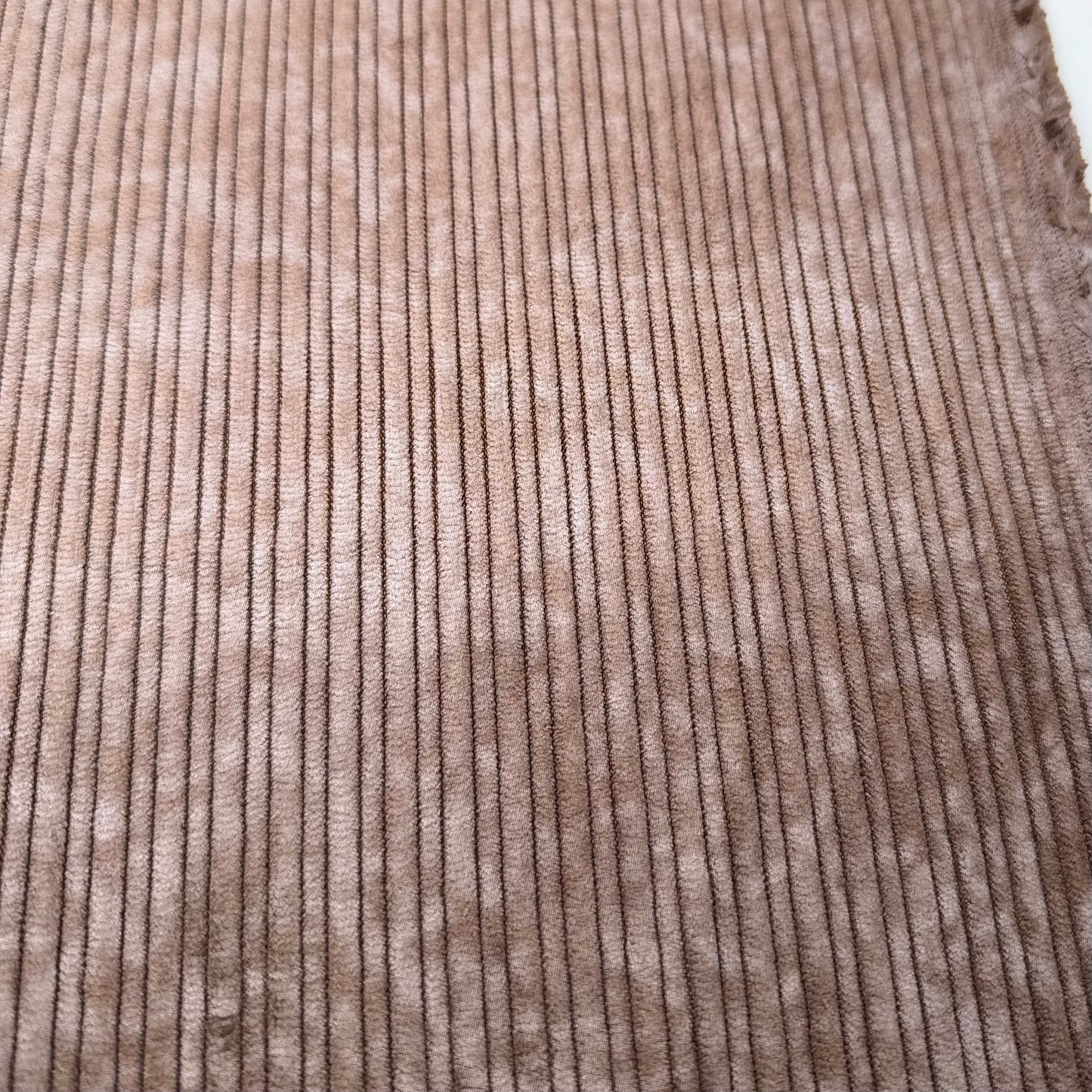 Velour Côtelé Marbré Brun 11