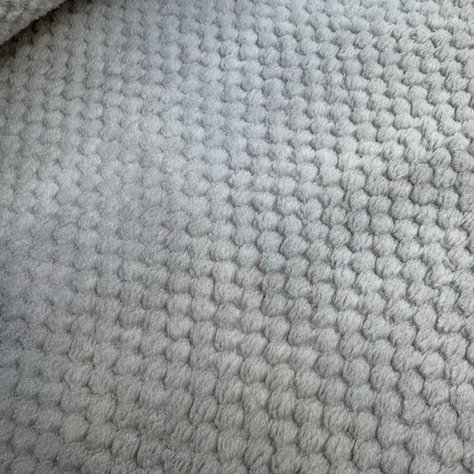 Plush Nid d'abeille Gris