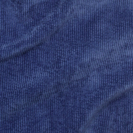Velour Côtelé Look Lavé Royal 18