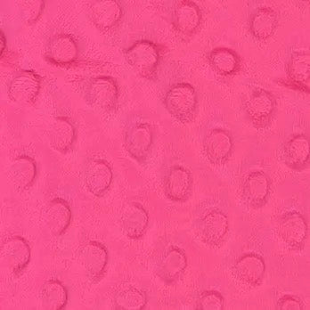 Minky Bubbles Fuchsia