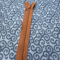 Fermeture Éclair Non-Séparable 6po Rouille