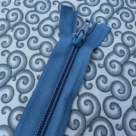 Fermeture Éclair Séparable 27,5po Bleu