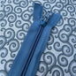 Fermeture Éclair Séparable 27,5po Bleu
