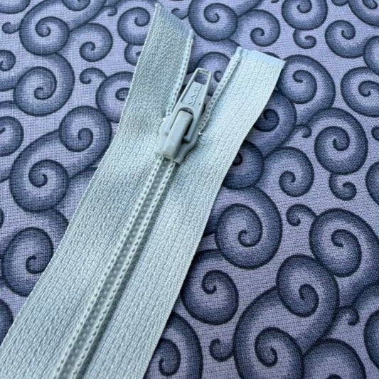 Fermeture Éclair Séparable 24po Gris