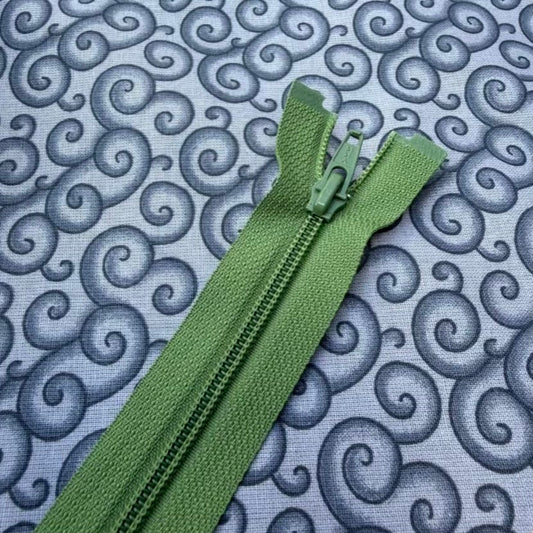 Fermeture Éclair Séparable 12po Vert