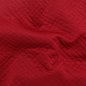 Matelassé Géometrique Rouge 01