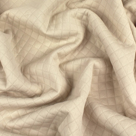 Matelassé Carrés Beige