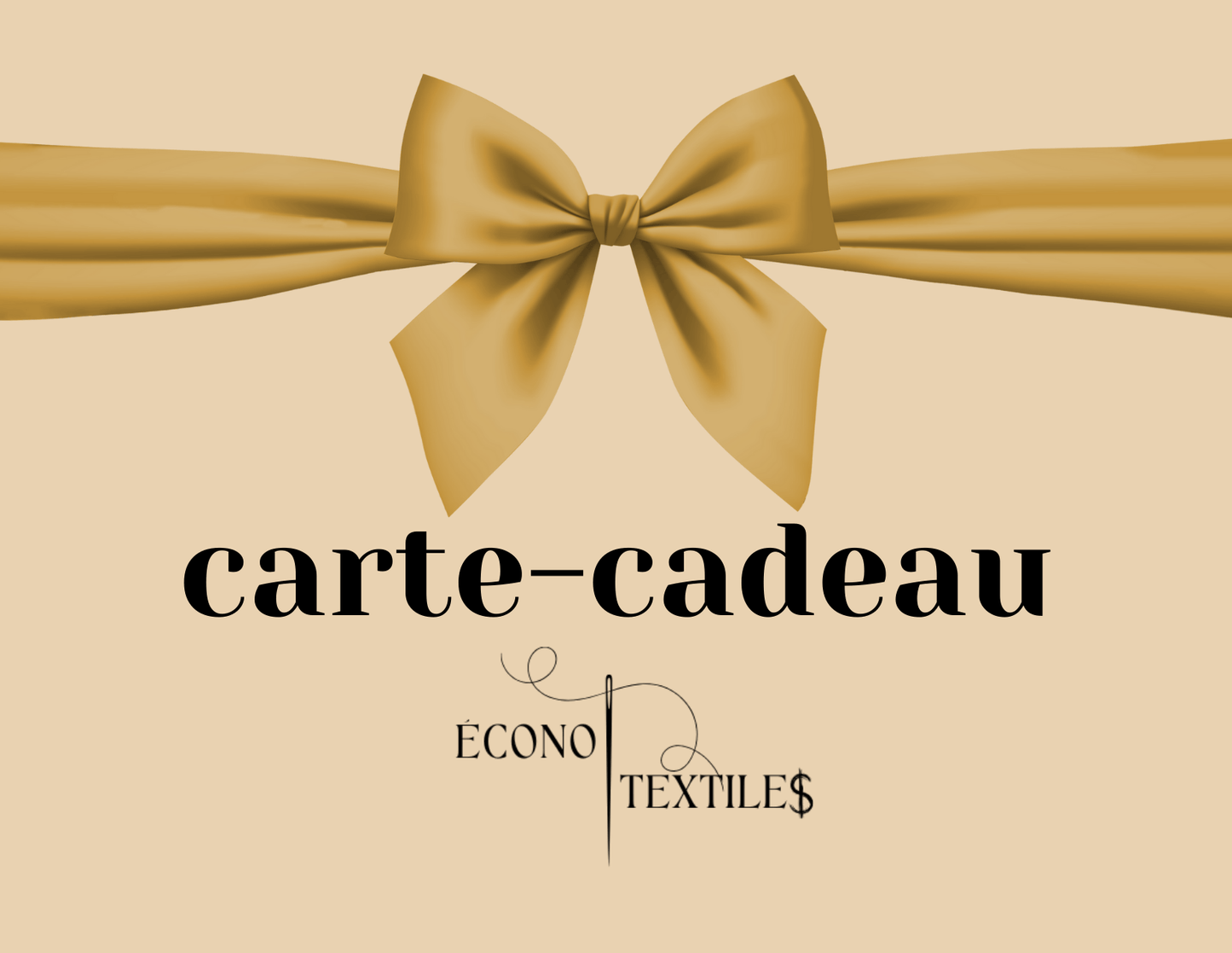 carte-cadeau Écono Textiles