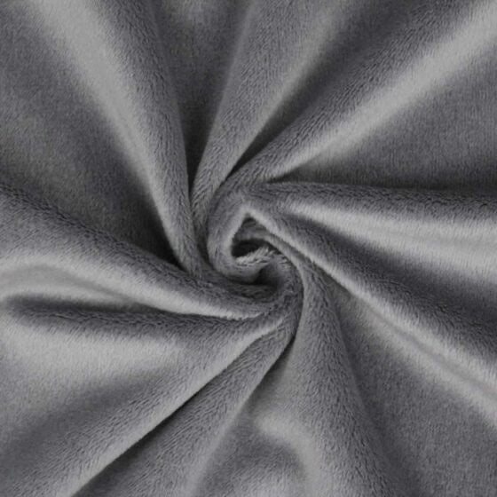 Minky Velour Grey
