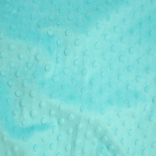 Minky Bubbles Thick Aqua